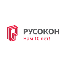 Логотип компании Русокон